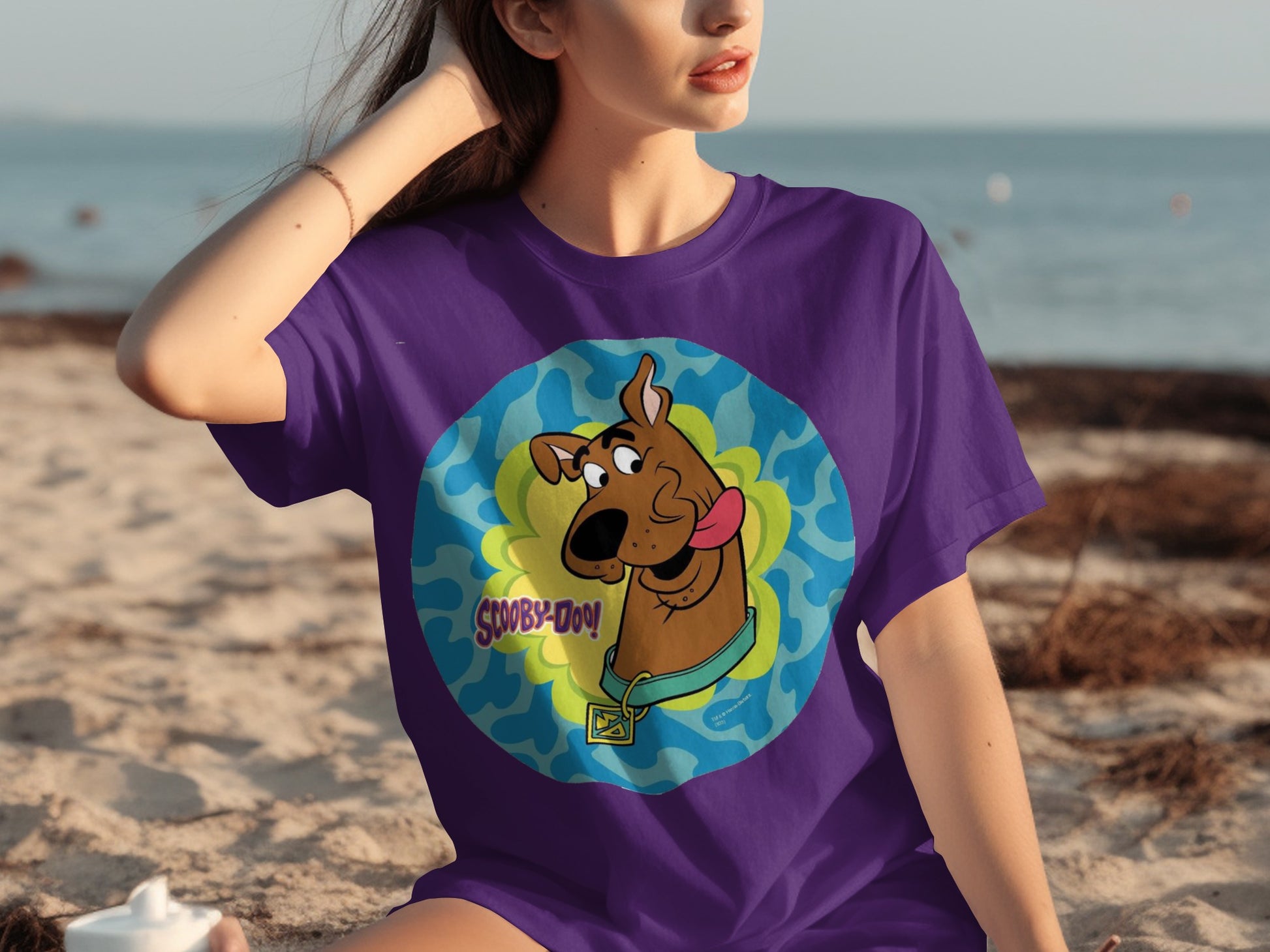 Scooby-Doo Colorful Graphic Print T-Shirt