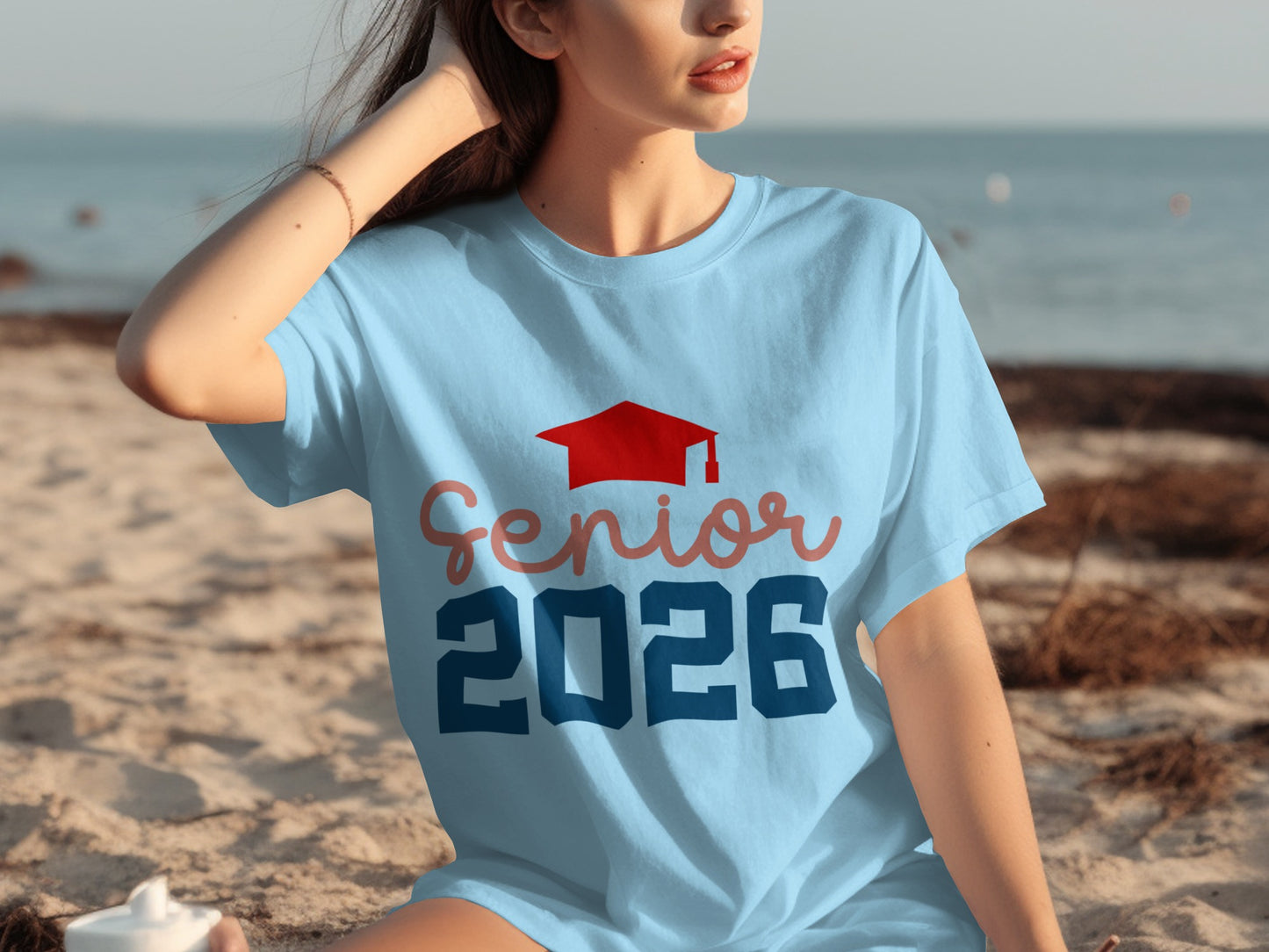Senior 2026 Graduation T-Shirt Casual Beach Wear
