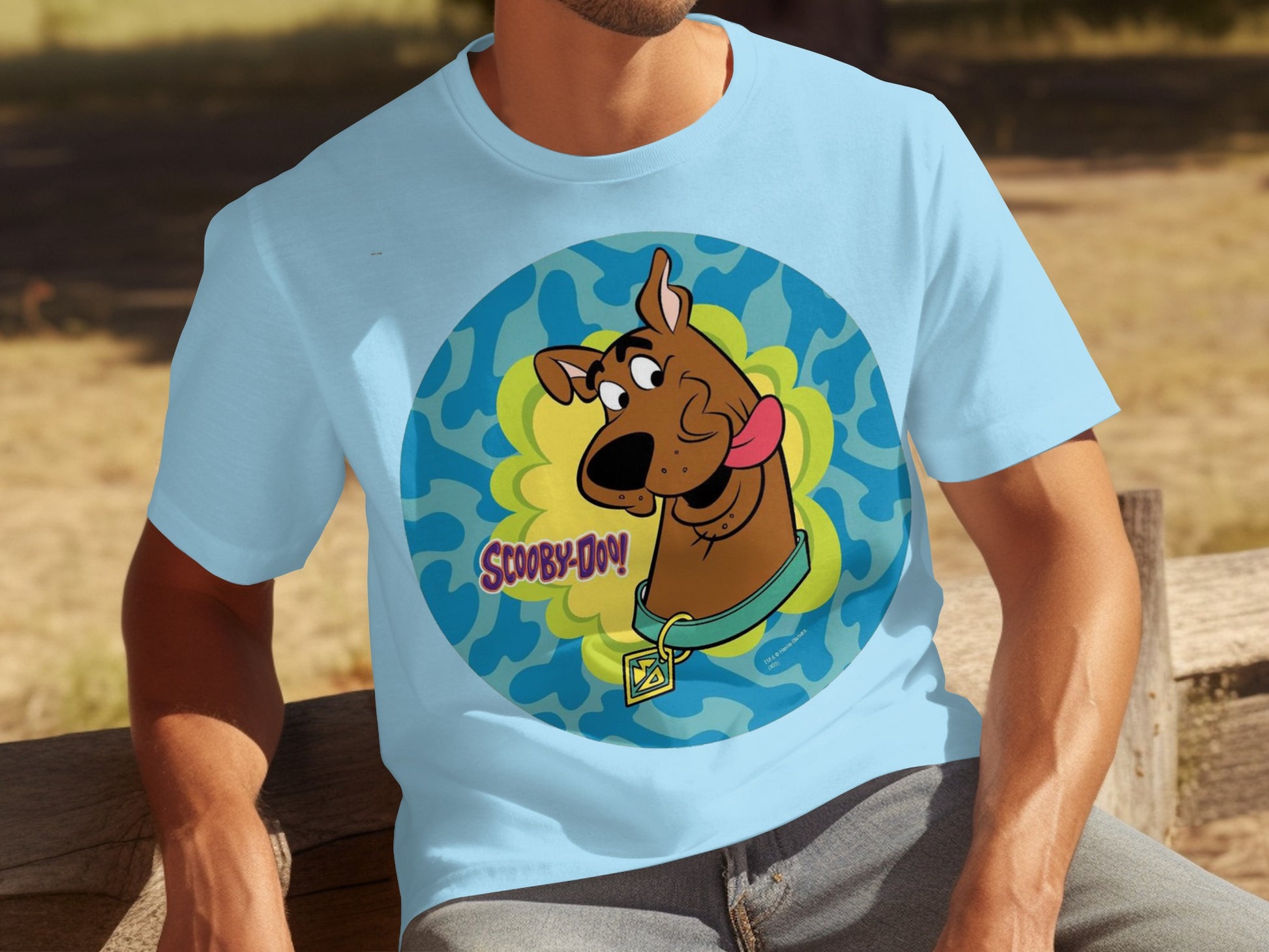 Scooby-Doo Graphic Print Light Blue T-Shirt product
