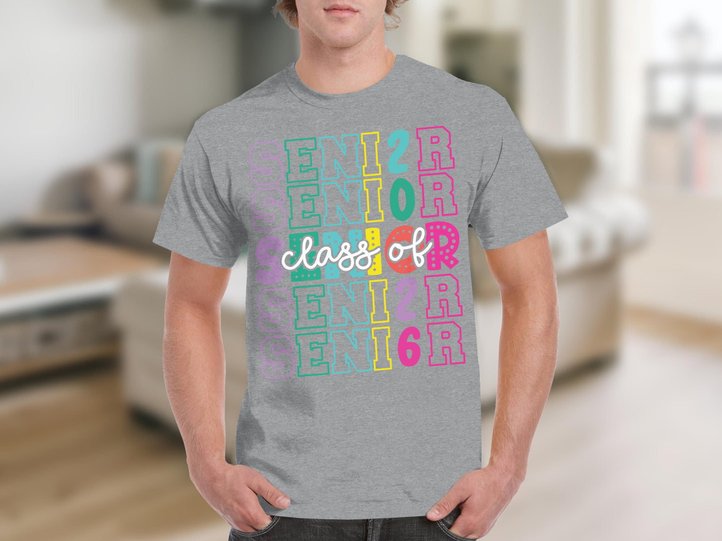 Class Of 2016 Senior Colorful Graphic T-shirt