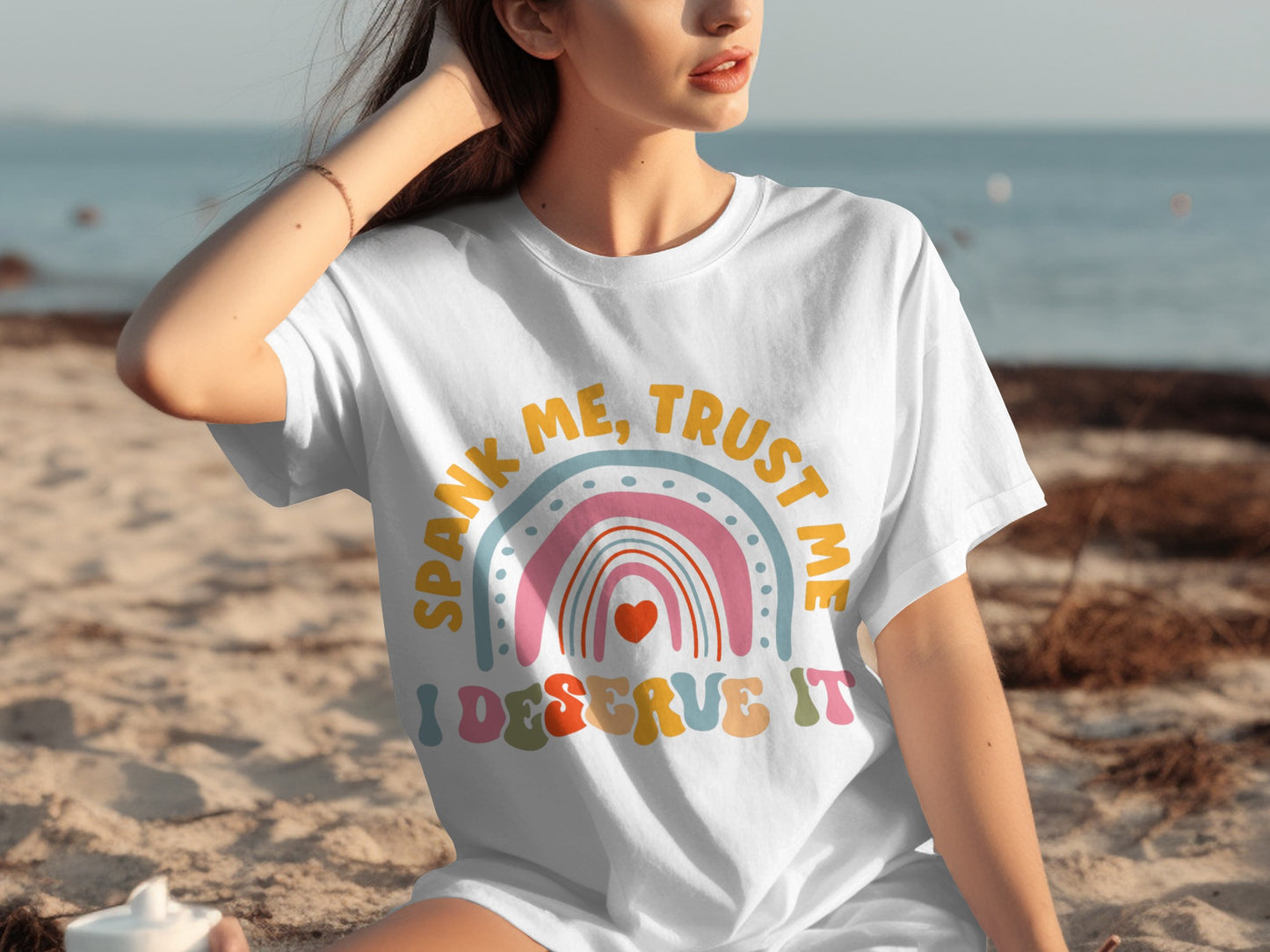 Spank Me Trust Me I Deserve It Graphic Shirt