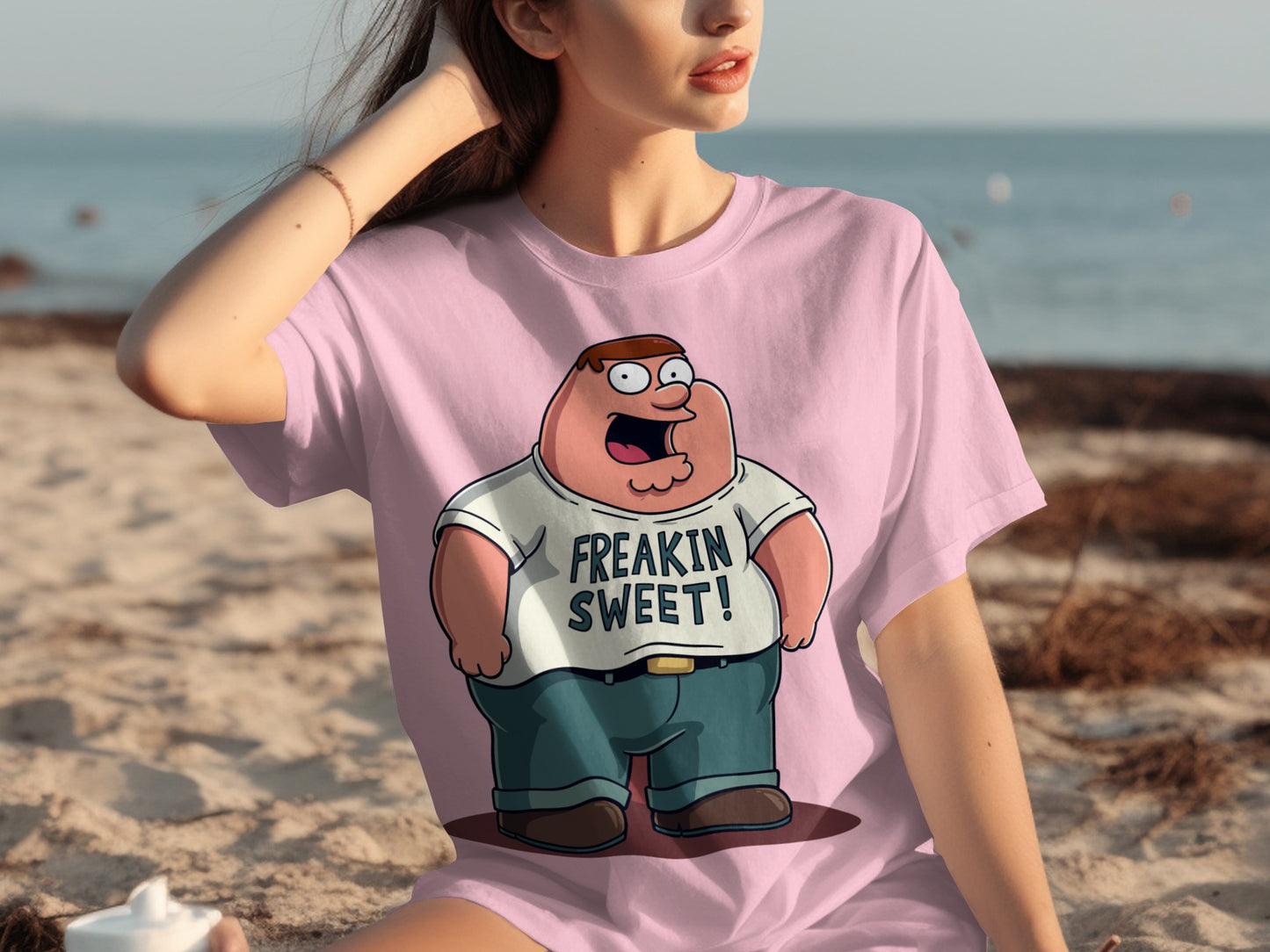 Freakin' Sweet Beachwear T-Shirt for Casual Outings