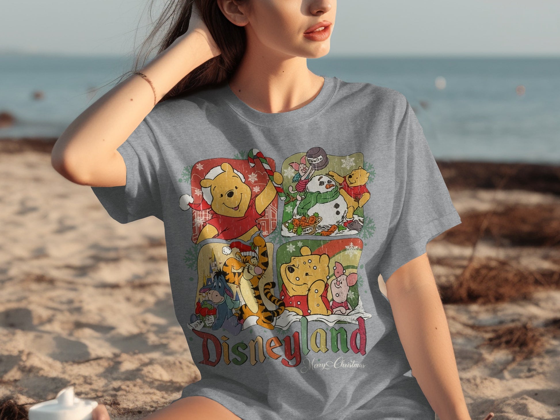Disneyland Winnie the Pooh Christmas T-shirt
