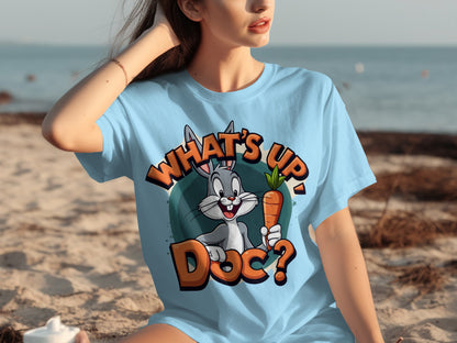 What's Up Doc Bugs Bunny Carrot Graphic T-Shirt