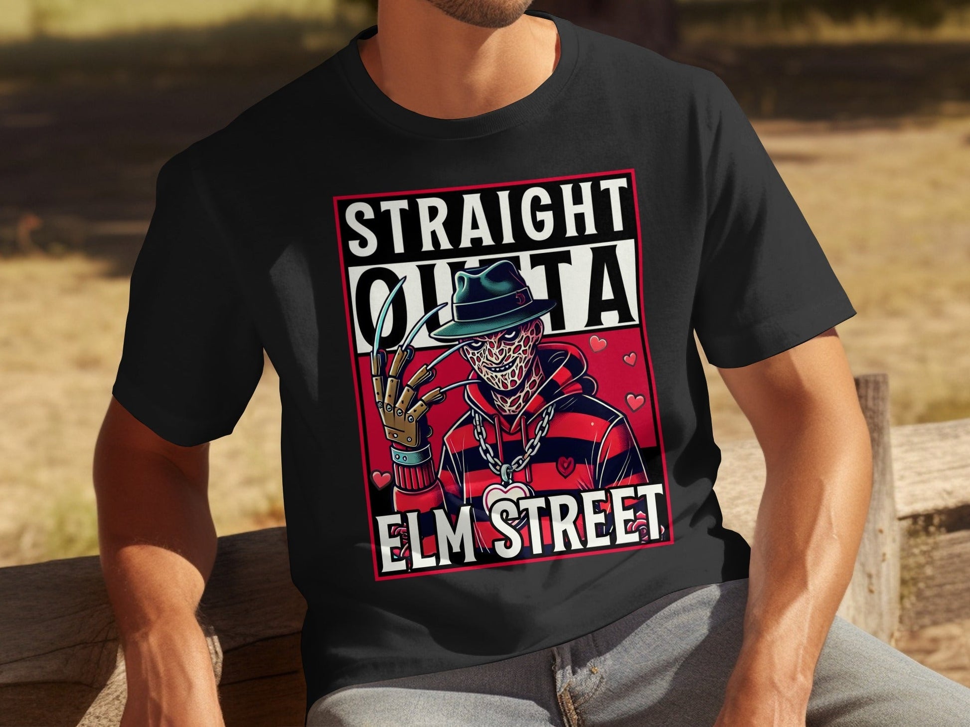 Straight Outta Elm Street Graphic T-shirt