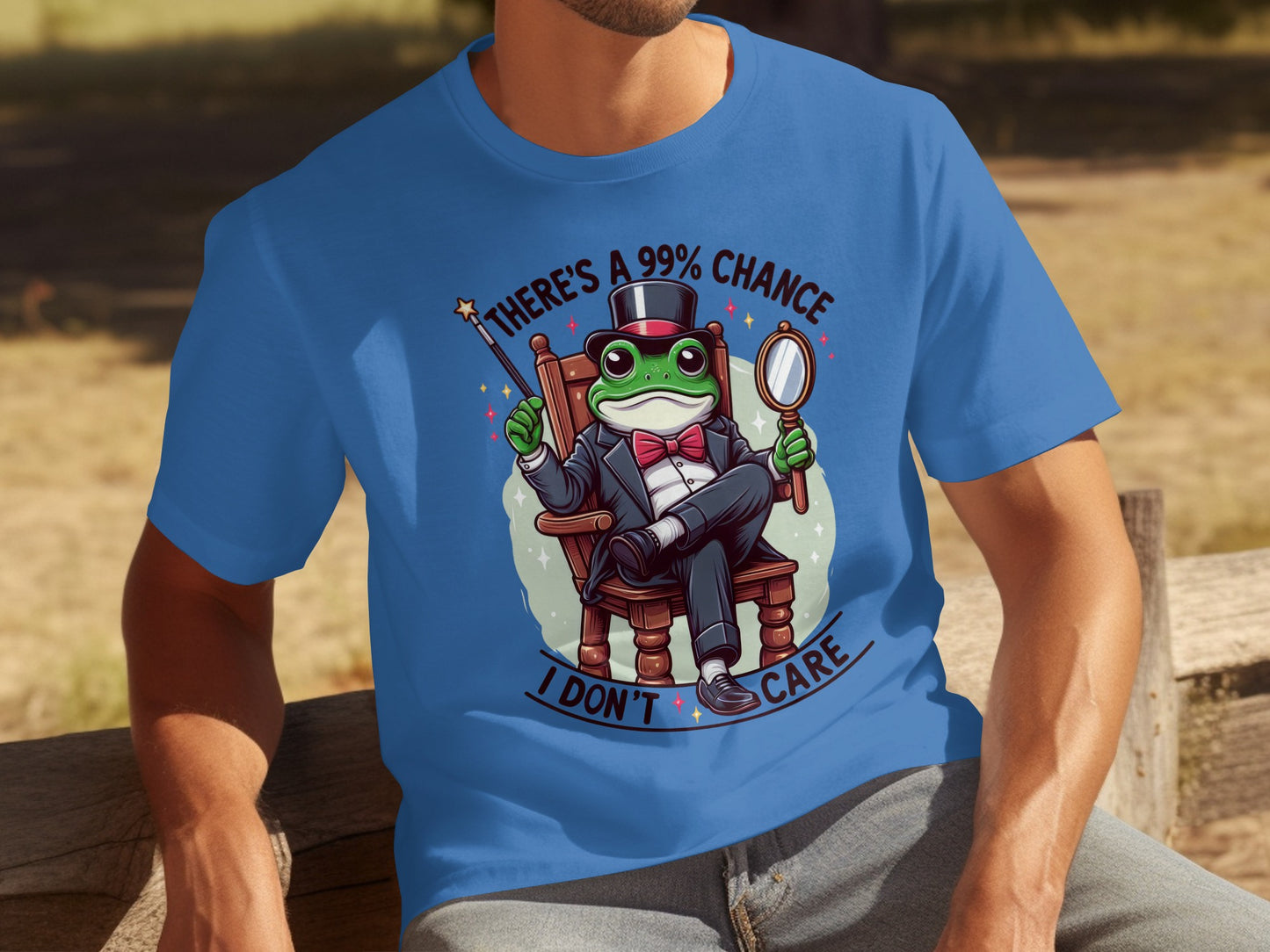 There's a 99% Chance I Don't Care Funny T-Shirt