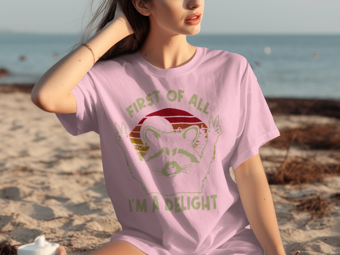 First Of All I'm A Delight Graphic Tee