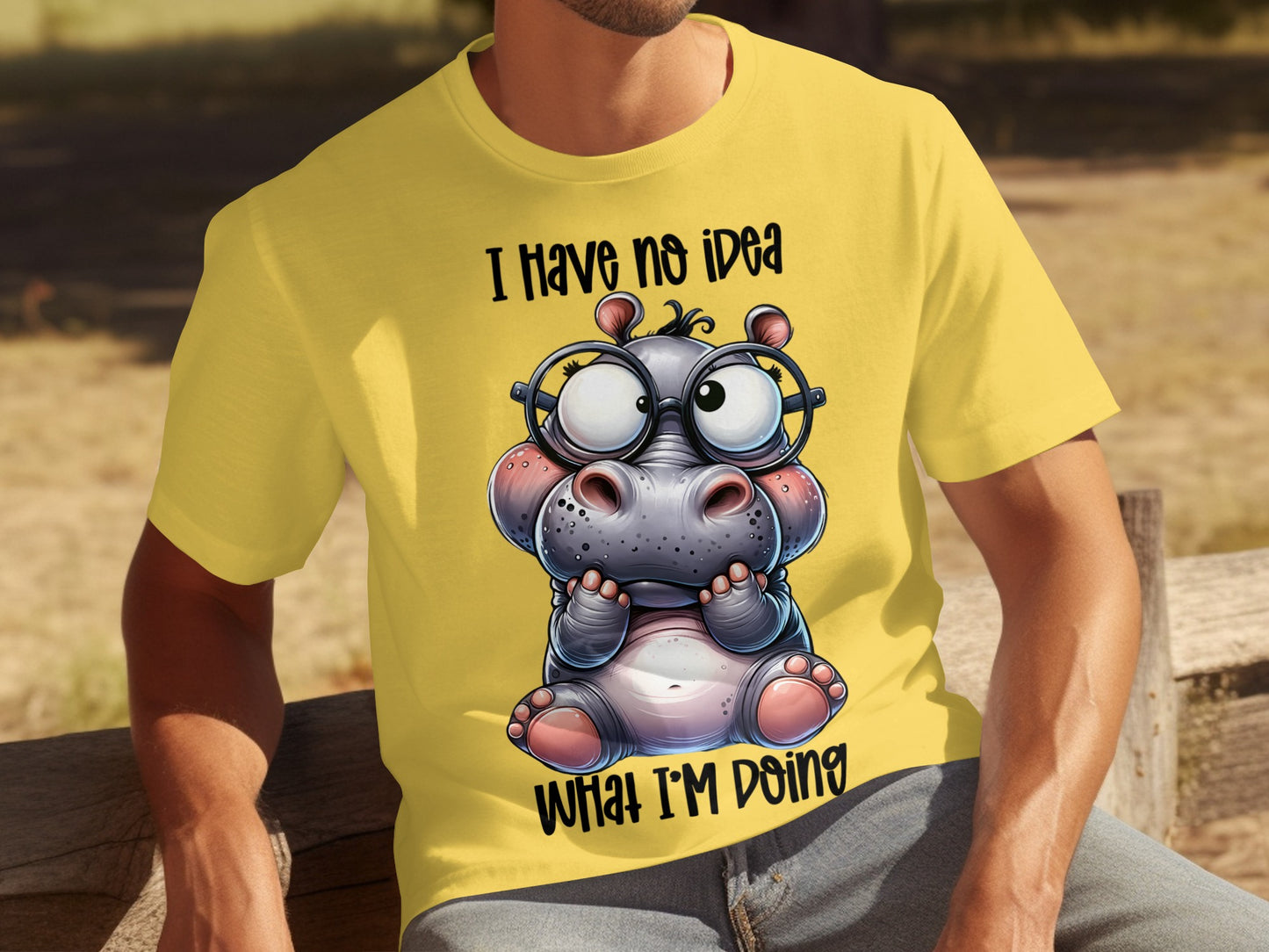 I Have No Idea What I'm Doing Hippo T-Shirt