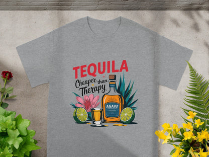 Tequila Cheaper Than Therapy Graphic T-shirt Product