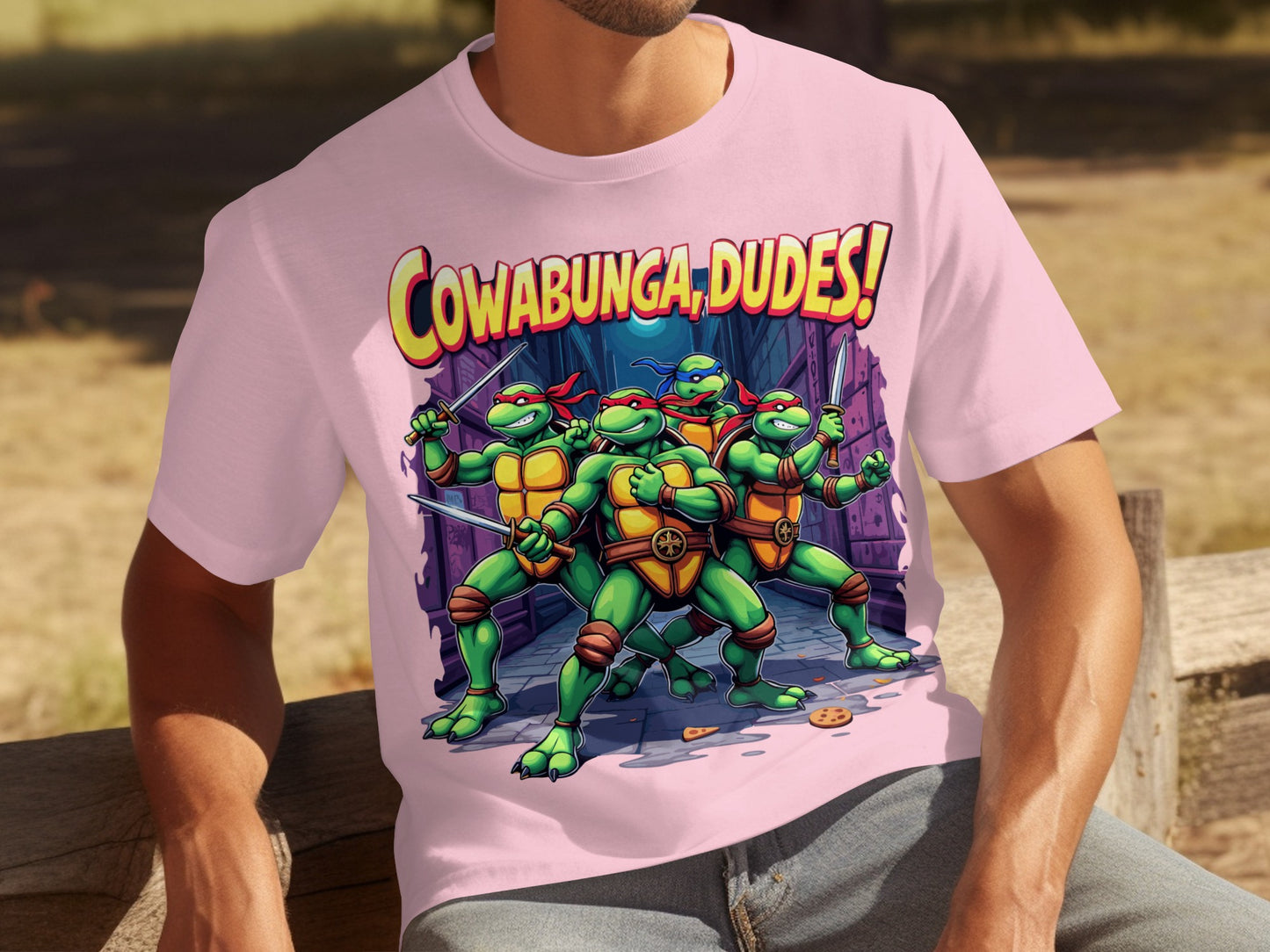 Cowabunga Dudes Ninja Turtles Graphic T-Shirt