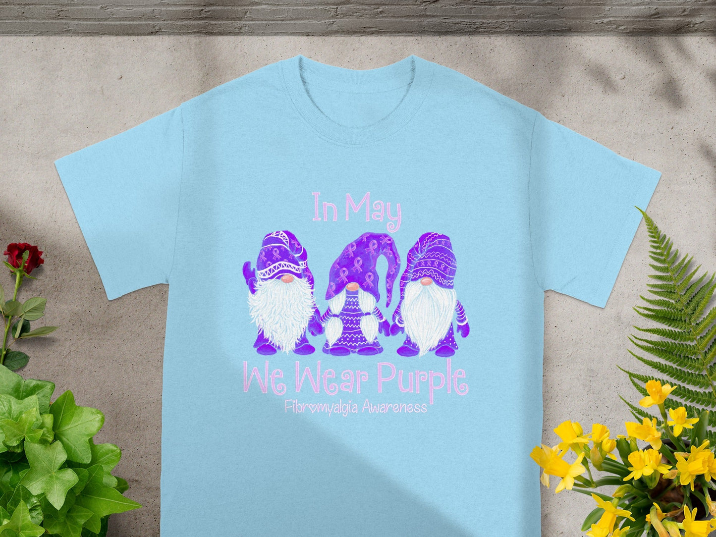 In May We Wear Purple Fibromyalgia Awareness Shirt