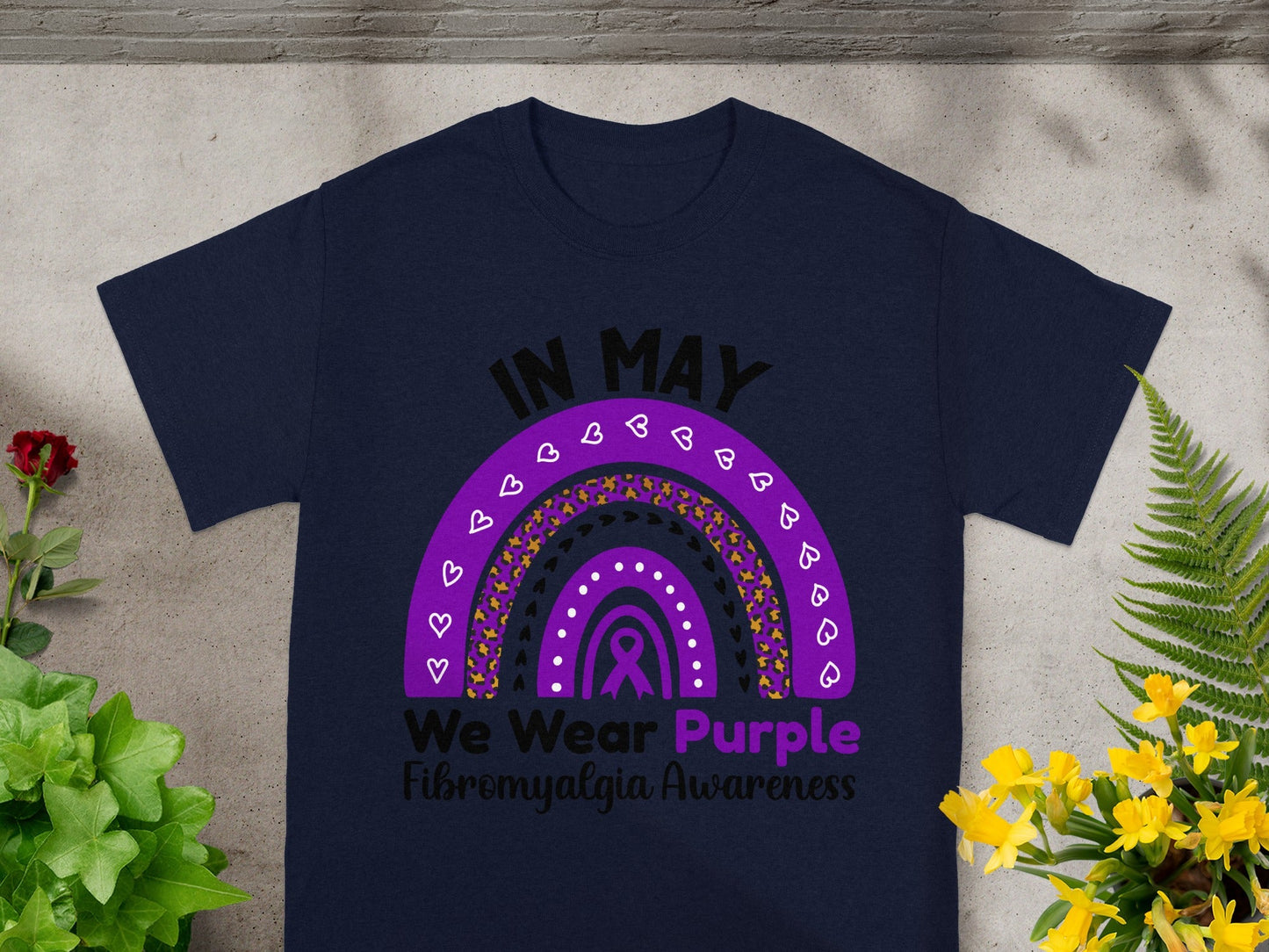 In May We Wear Purple Fibromyalgia Awareness Shirt
