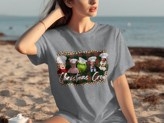 Christmas Crew Funny Chefs Holiday T-shirt