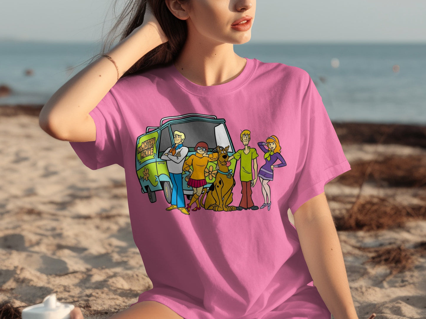 Scooby-Doo Mystery Machine Character T-Shirt