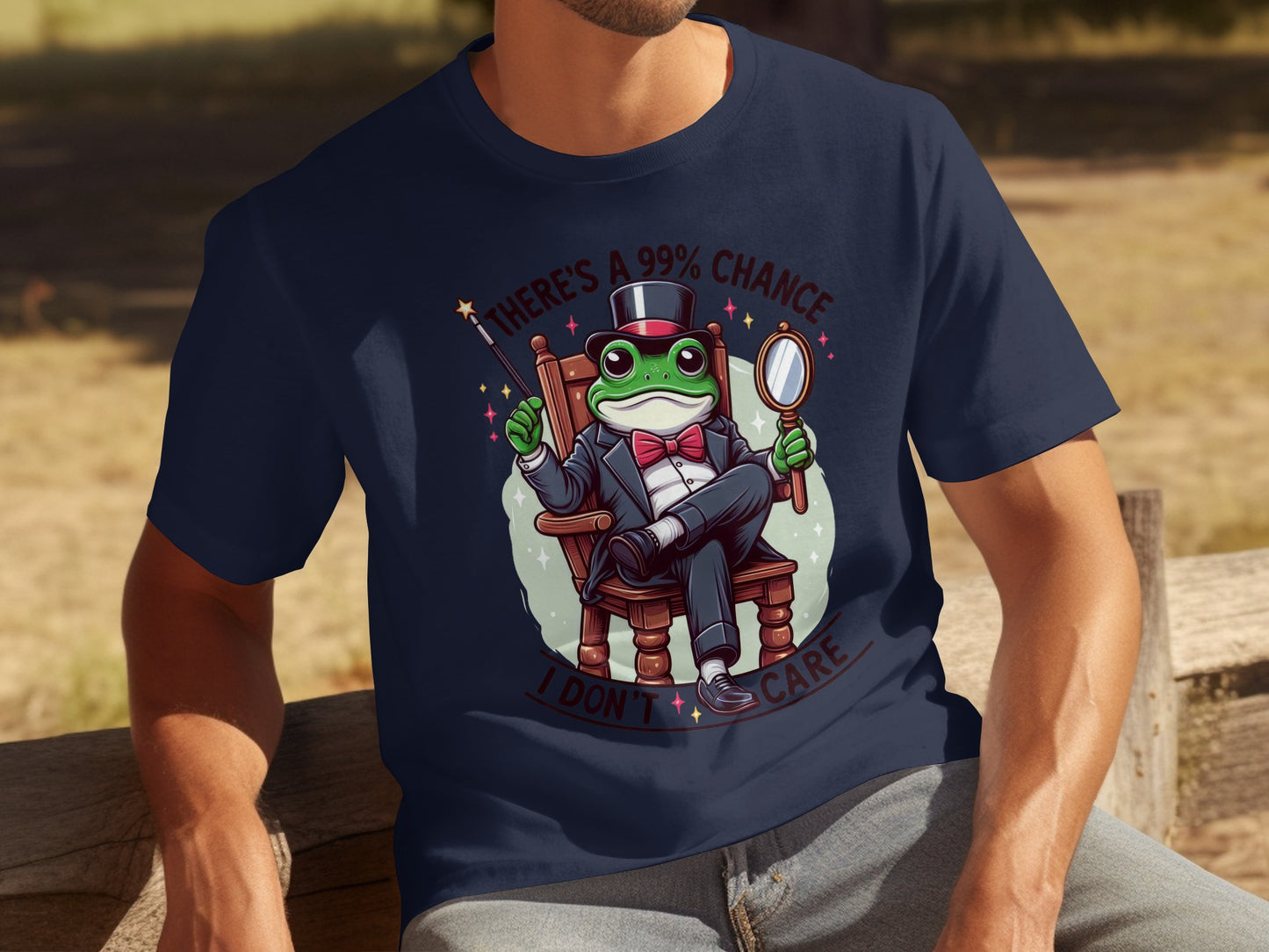 There's a 99% Chance I Don't Care Frog T-Shirt
