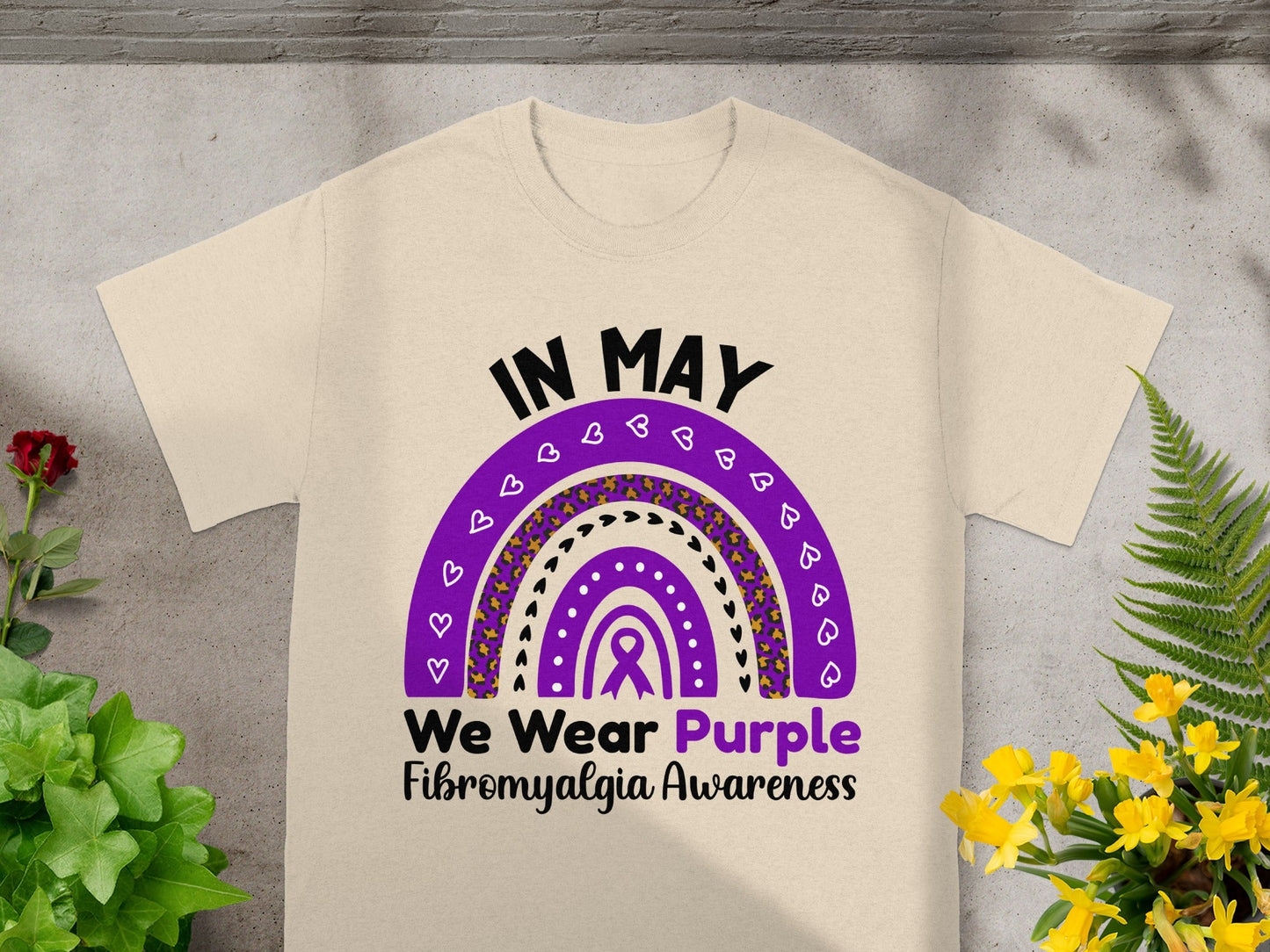 In May We Wear Purple Fibromyalgia Awareness Shirt