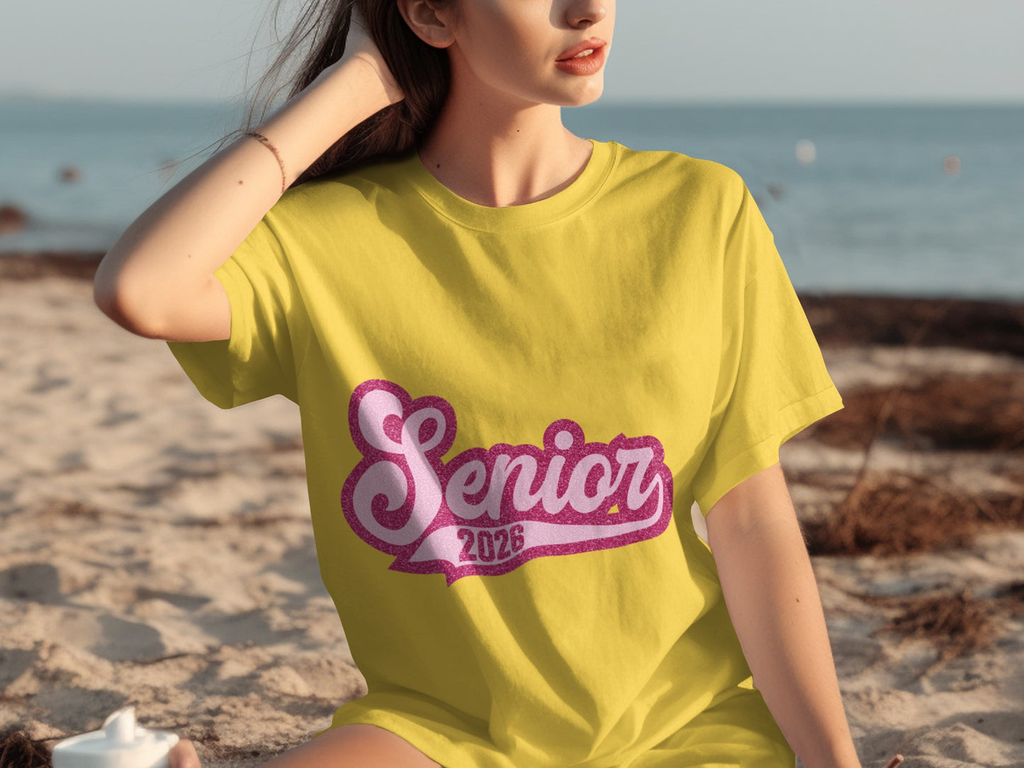 Senior 2026 Graphic Tee Shirt for Beach and Summer
