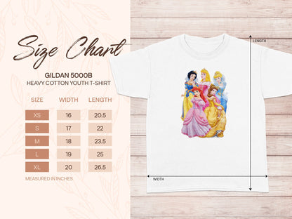 Gildan 5000B Youth Disney Princesses T-Shirt product type