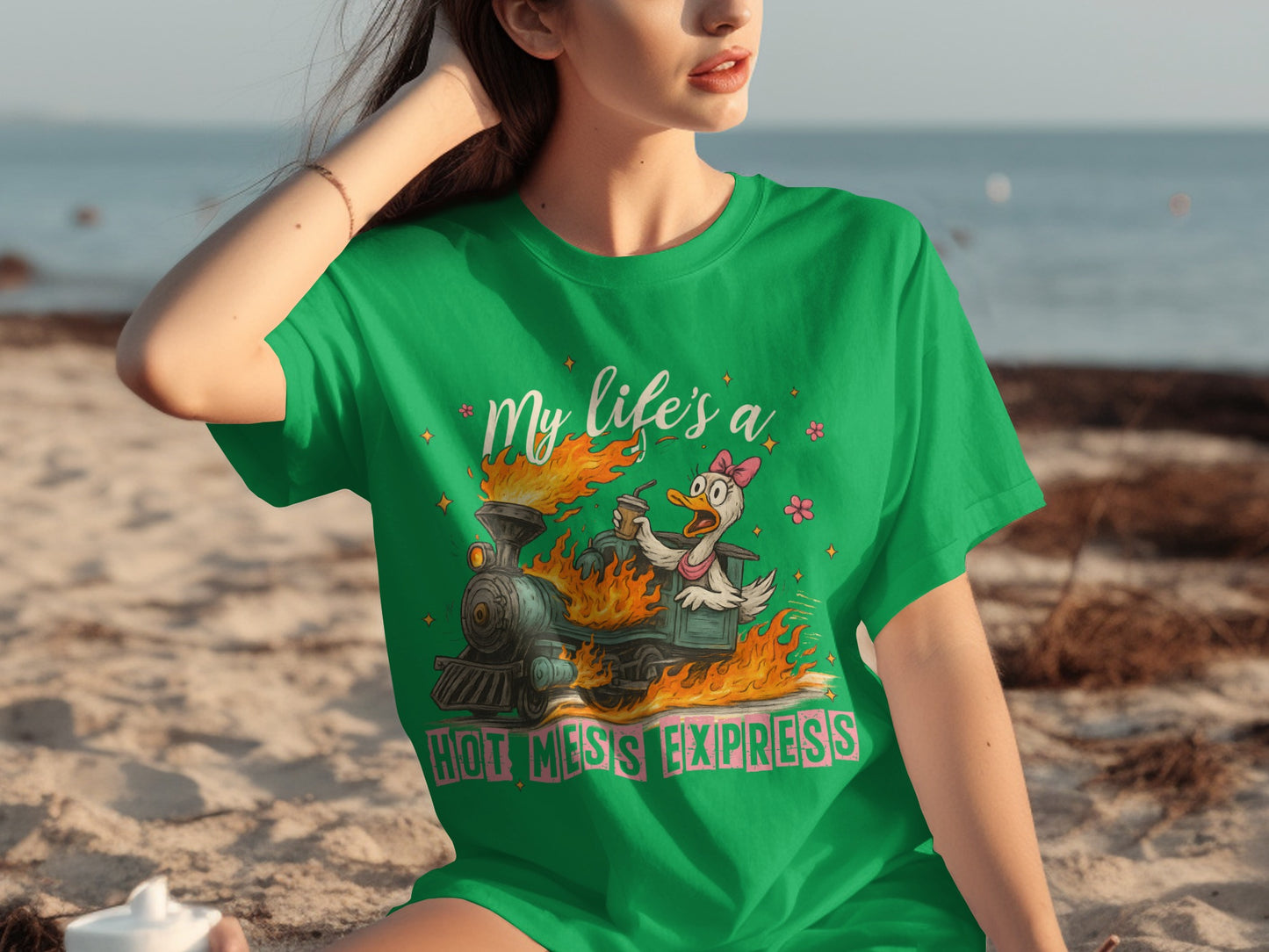 My Life's a Hot Mess Express Graphic Tee