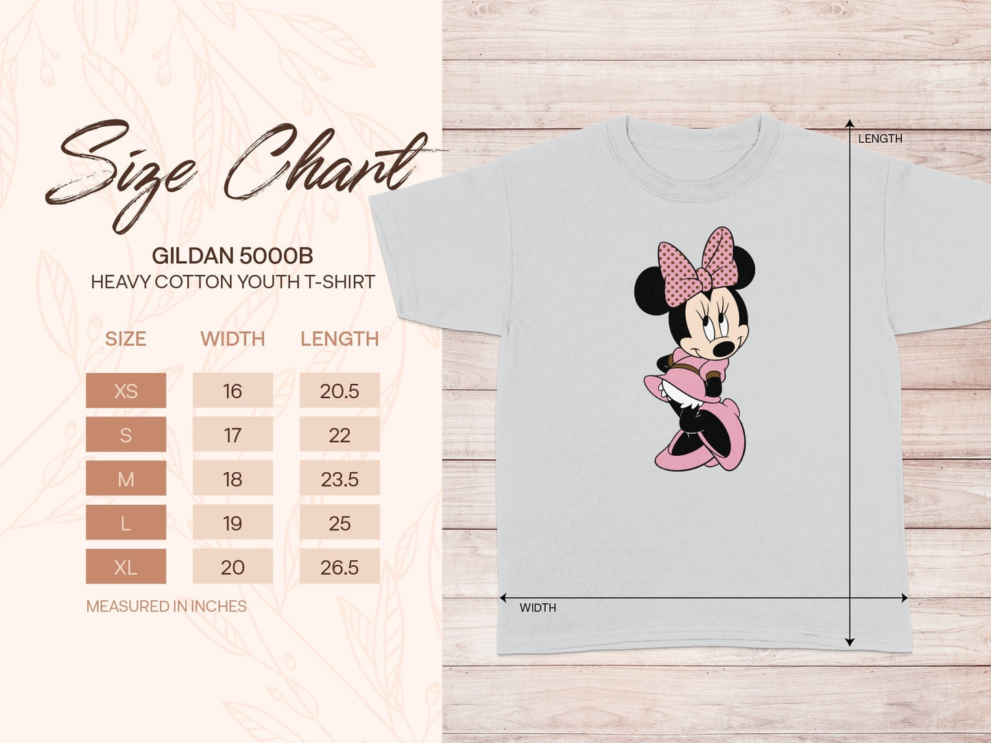GILDAN 5000B YOUTH Minnie Mouse T-SHIRT product type