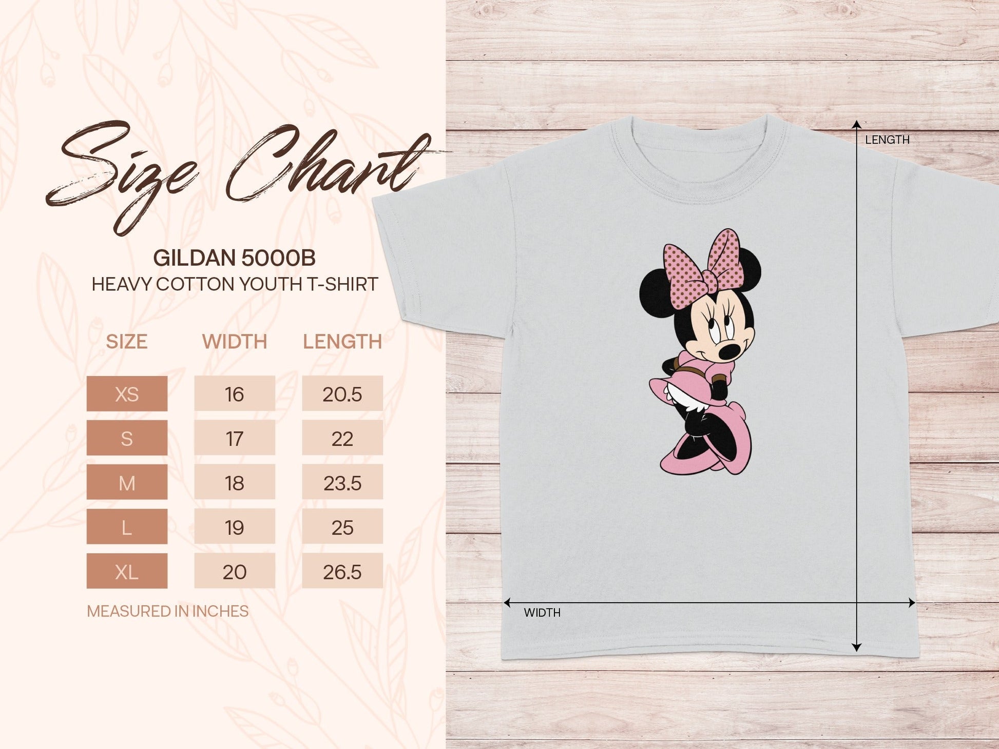 GILDAN 5000B YOUTH Minnie Mouse T-SHIRT product type